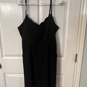 41 Hawthorn Black Spaghetti Strap Cocktail Dress